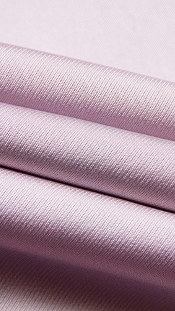 ABITO MIDI CON SPALLINE IN RASO VIOLA