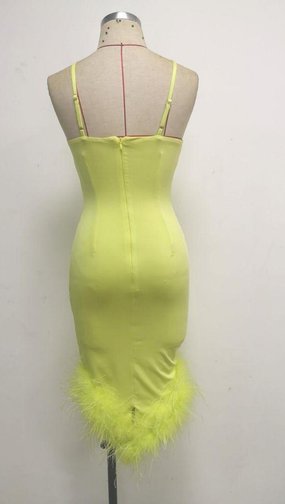 BANDAGE BACKLESS MAXI DRESS IN YELLOW