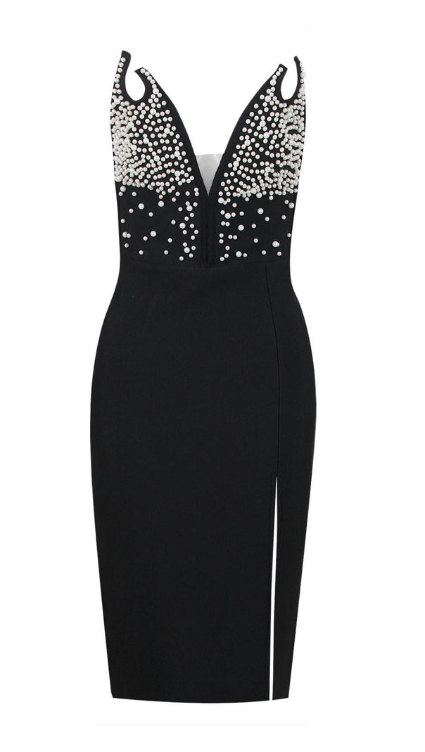 AIIZIE SEQUIN V NECK MINI DRESS - product image