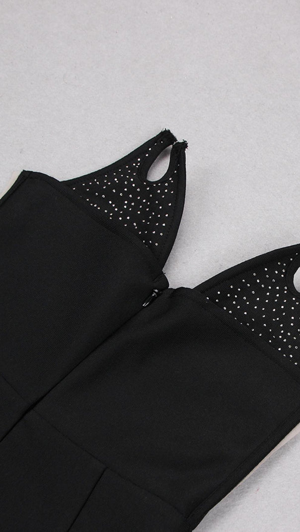 AIIZIE SEQUIN V NECK MINI DRESS - product image