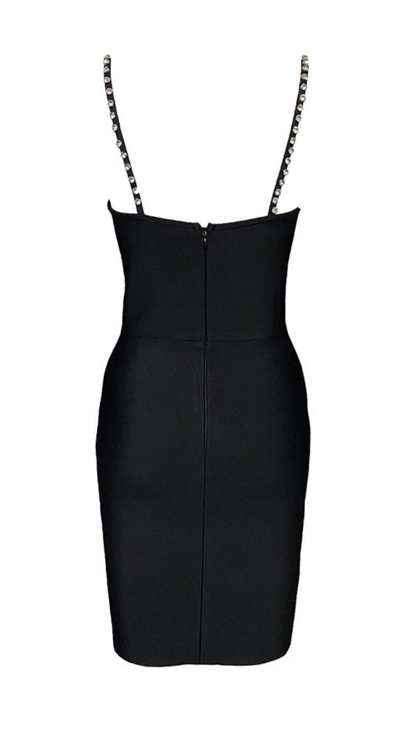 AIIZIE DIAMANTE BANDAGE MINI DRESS - product image