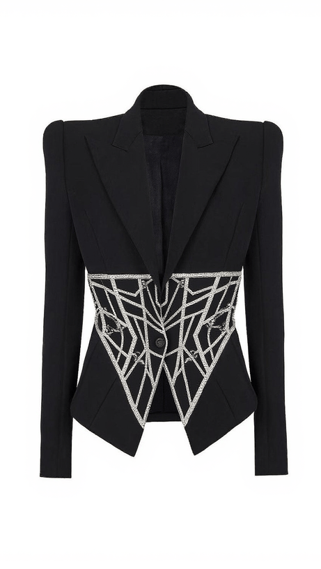 IGOR LONG SLEEVE EMBELLISHED BLAZER
