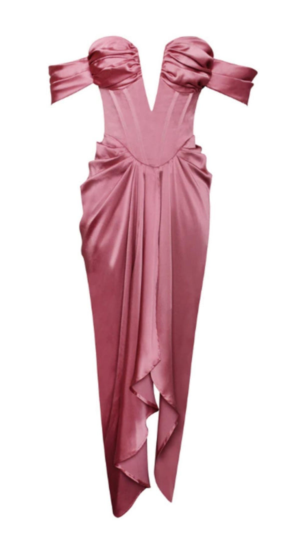 AIIZIE STRAPLESS V NECK MAXI DRESS - product image