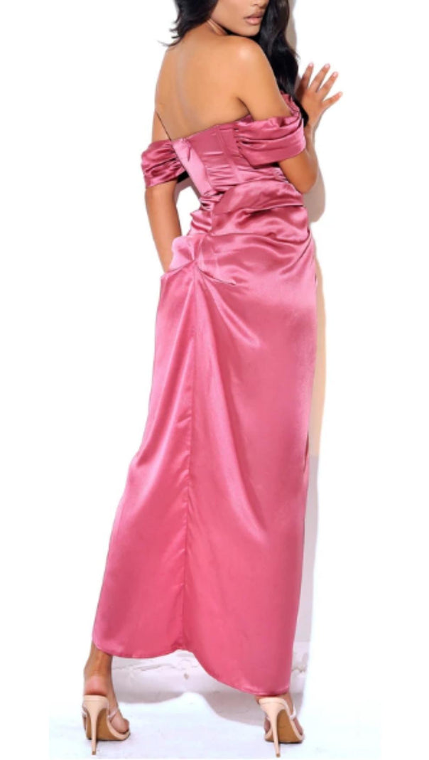 AIIZIE STRAPLESS V NECK MAXI DRESS - product image