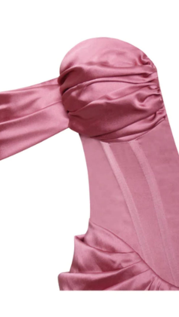 AIIZIE STRAPLESS V NECK MAXI DRESS - product image