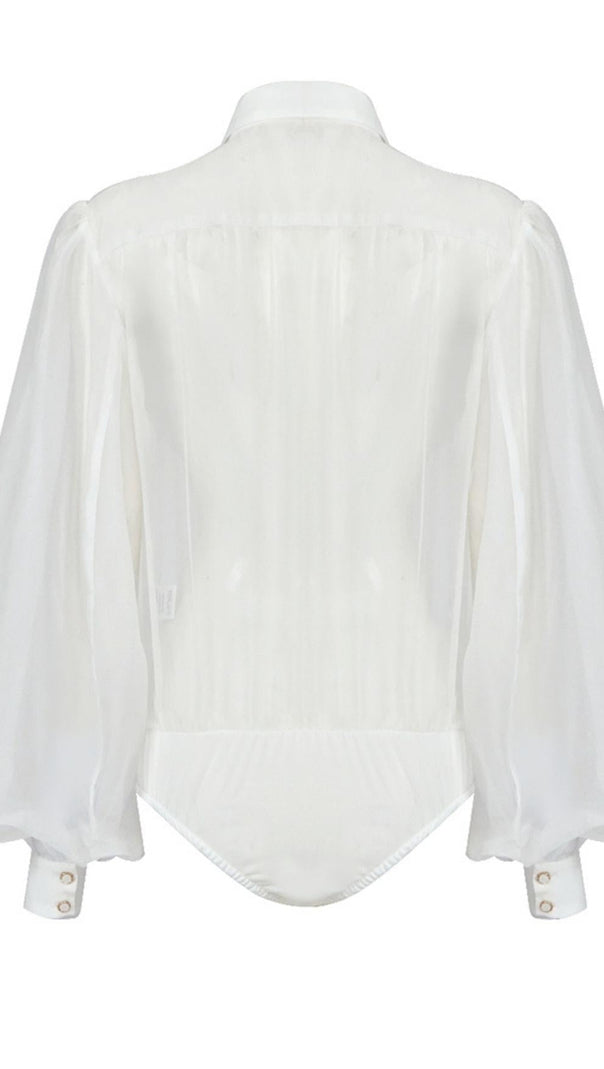AIIZIE LONG SLEEVE MESH TOP - product image