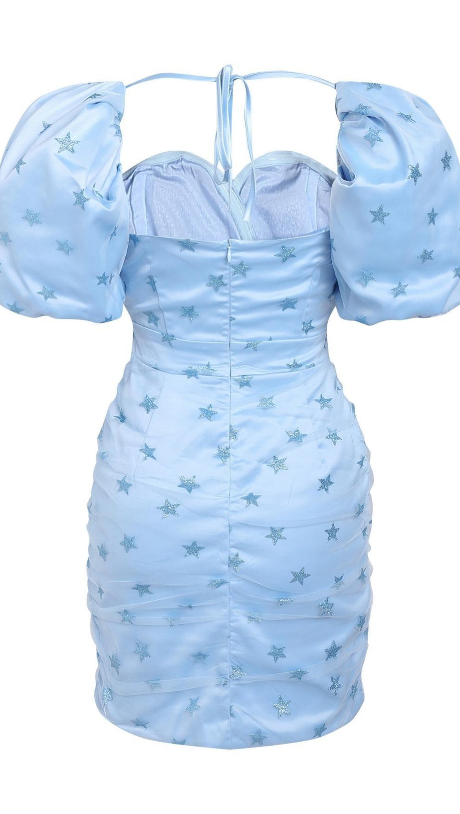 PUFF SLEEVE MINI DRESS