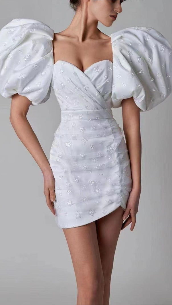 AIIZIE PUFF SLEEVE MINI DRESS - product image