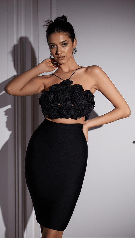 CHESLEY HALTERNECK FLOWER TOP