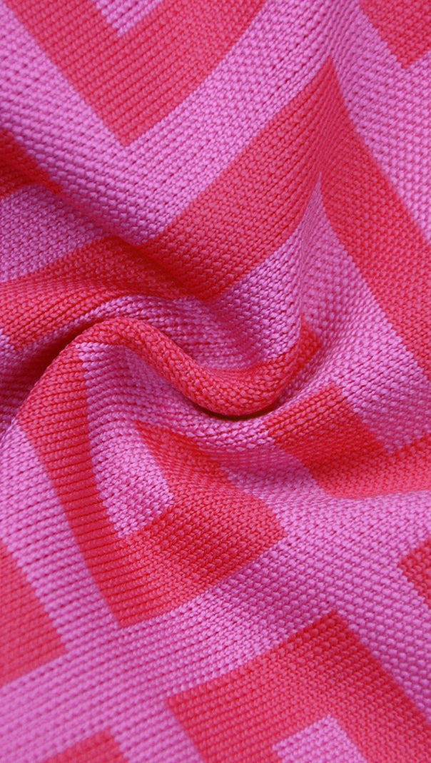 AIIZIE LONG SLEEVE MINI DRESS IN PINK - product image