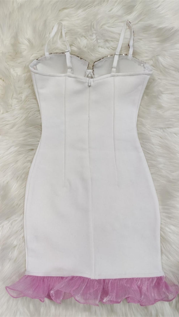 AIIZIE STARFISH BANDAGE MINI DRESS - product image