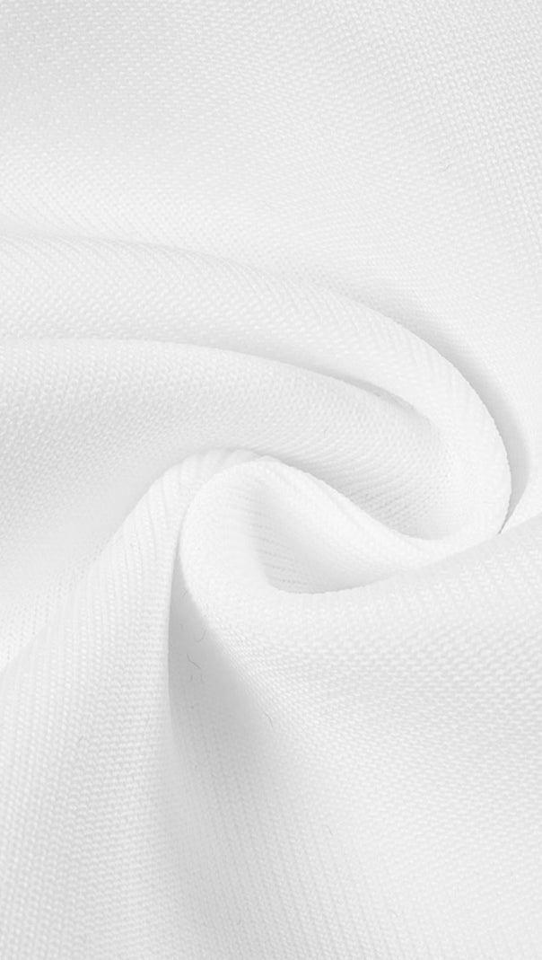 AIIZIE BANDAGE BACKLESS MINI DRESS IN WHITE - product image