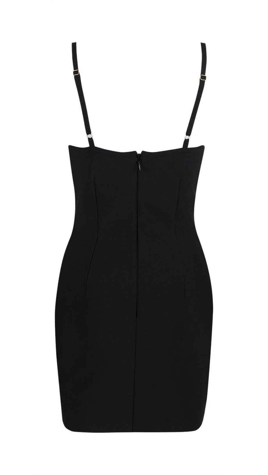 BANDAGE BODYCON MINI DRESS IN BLACK