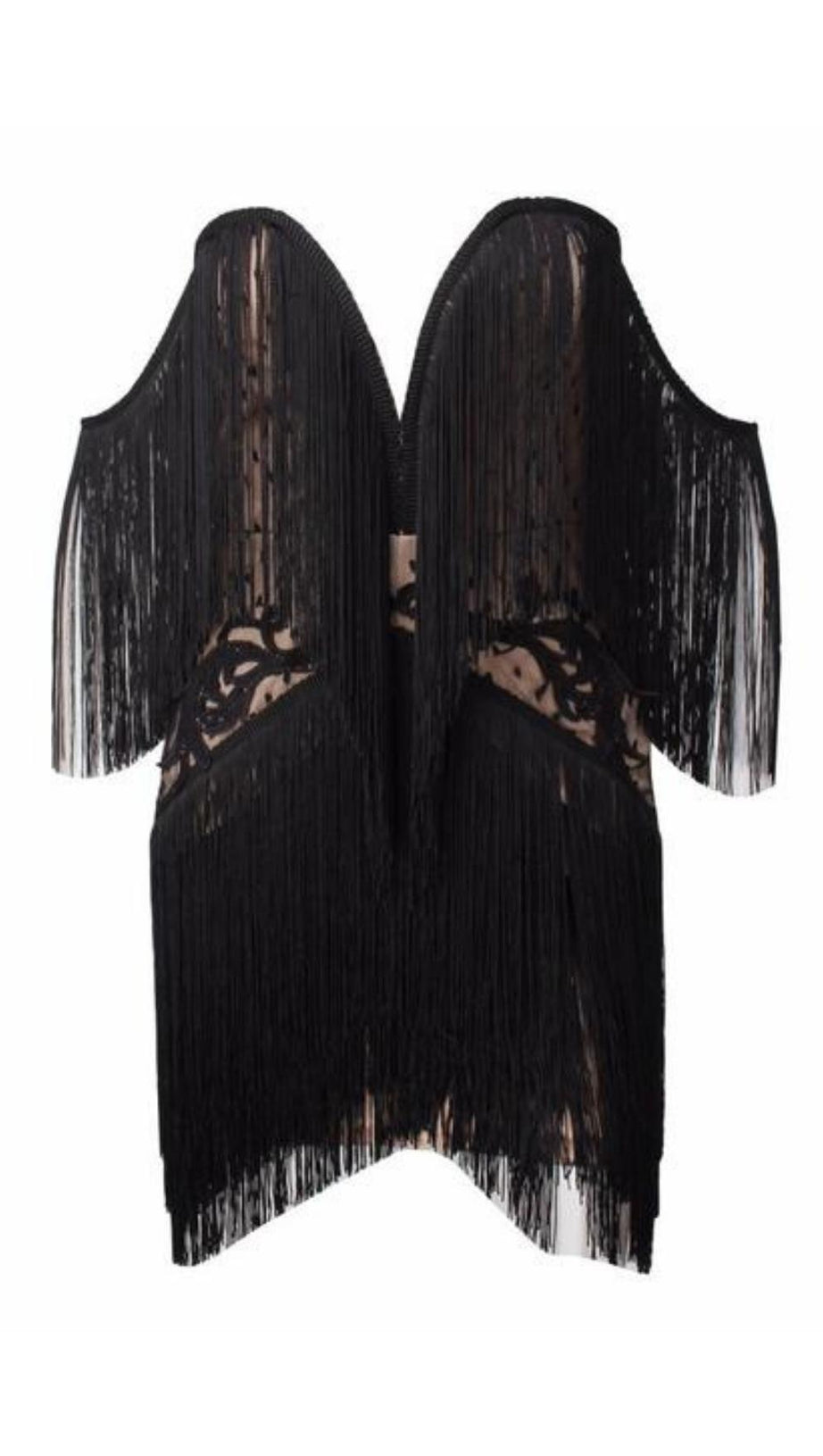 TASSEL MINI DRESS IN PINK