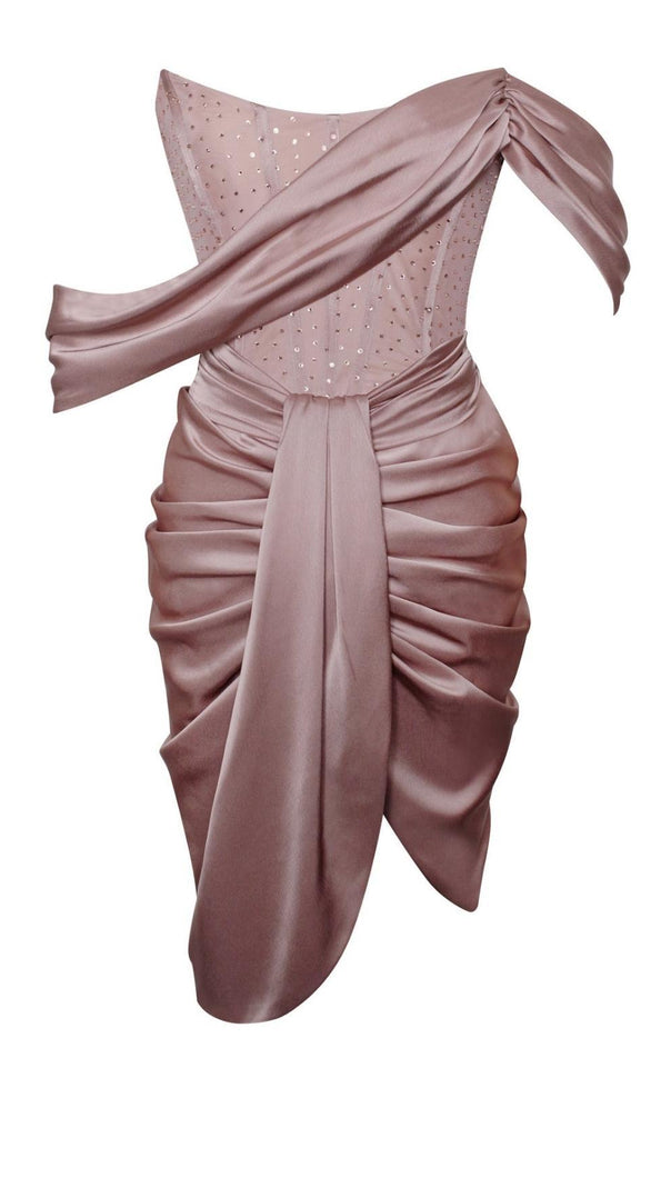 Enges Minikleid in Pink