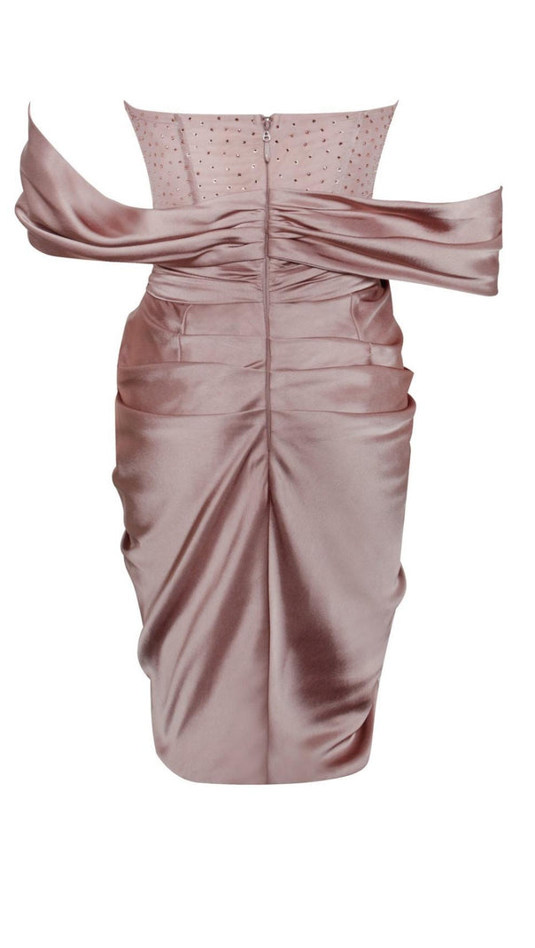 Enges Minikleid in Pink