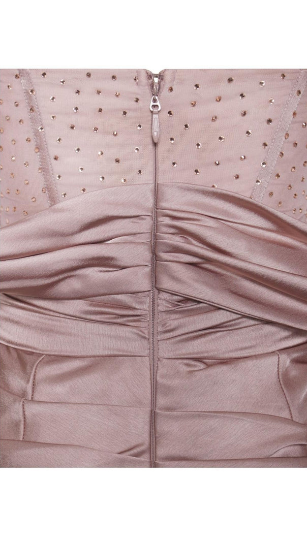 Enges Minikleid in Pink