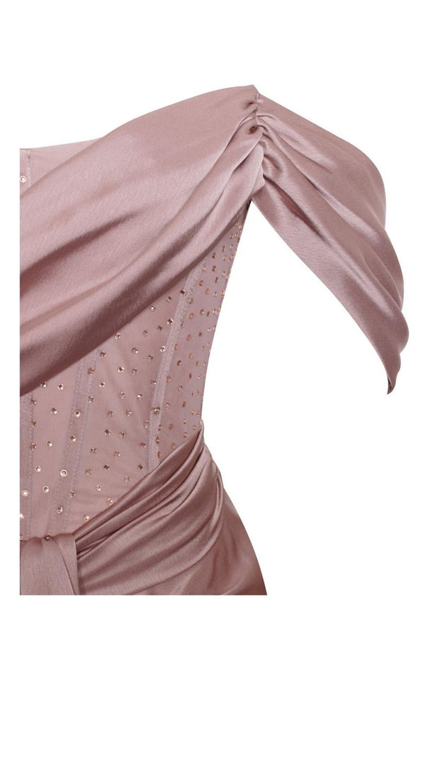 Enges Minikleid in Pink