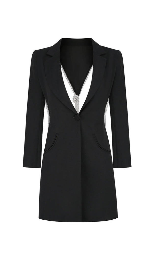 AIIZIE LONG-SLEEVED SUIT IN BLACK - product image
