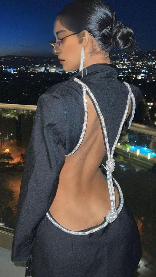 AIIZIE LONG-SLEEVED SUIT IN BLACK - product image