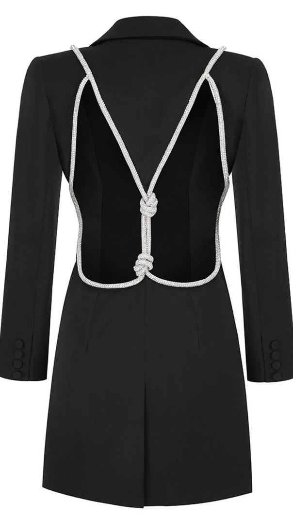AIIZIE LONG-SLEEVED SUIT IN BLACK - product image