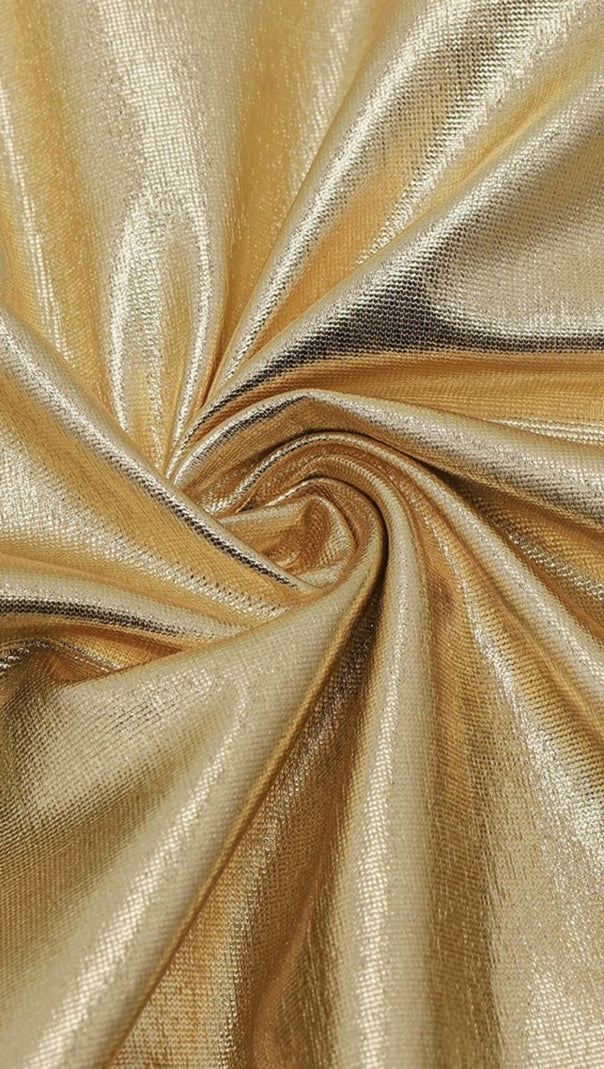 AIIZIE BANDAGE BODYCON MINI DRESS IN GOLD - product image