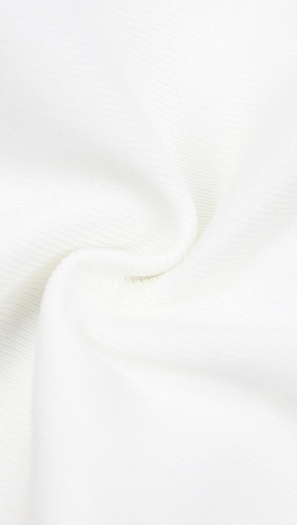 AIIZIE BODYCON SPLIT DRESS IN WHITE - product image