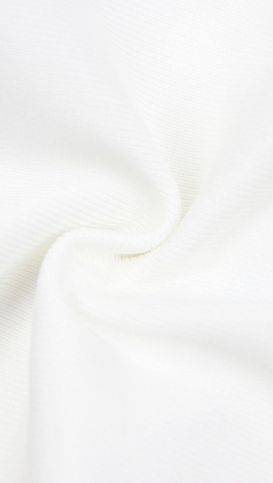 BODYCON SPLIT DRESS IN WHITE