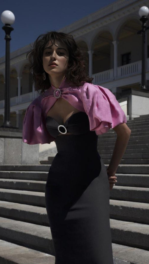 AIIZIE CUT OUT BACKLESS MAXI DRESS - product image