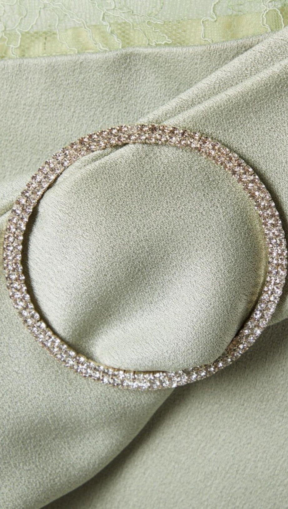 ONE SHOULDER LACE MAXI DRESS