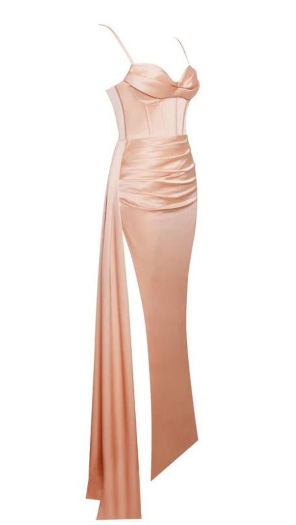 AIIZIE BANDAGE BACKLESS MINI DRESS IN PINK - product image