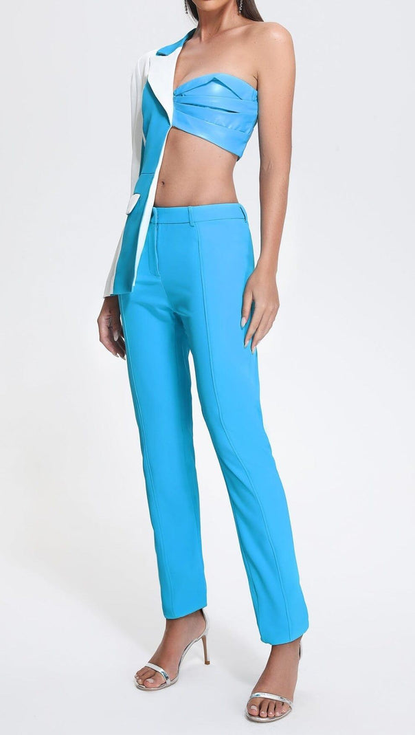 AIIZIE ONE SHOULDER TWO PIECE SET - product image