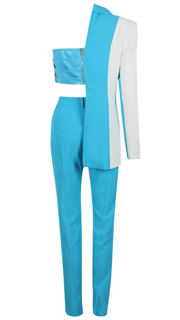 AIIZIE ONE SHOULDER TWO PIECE SET - product image