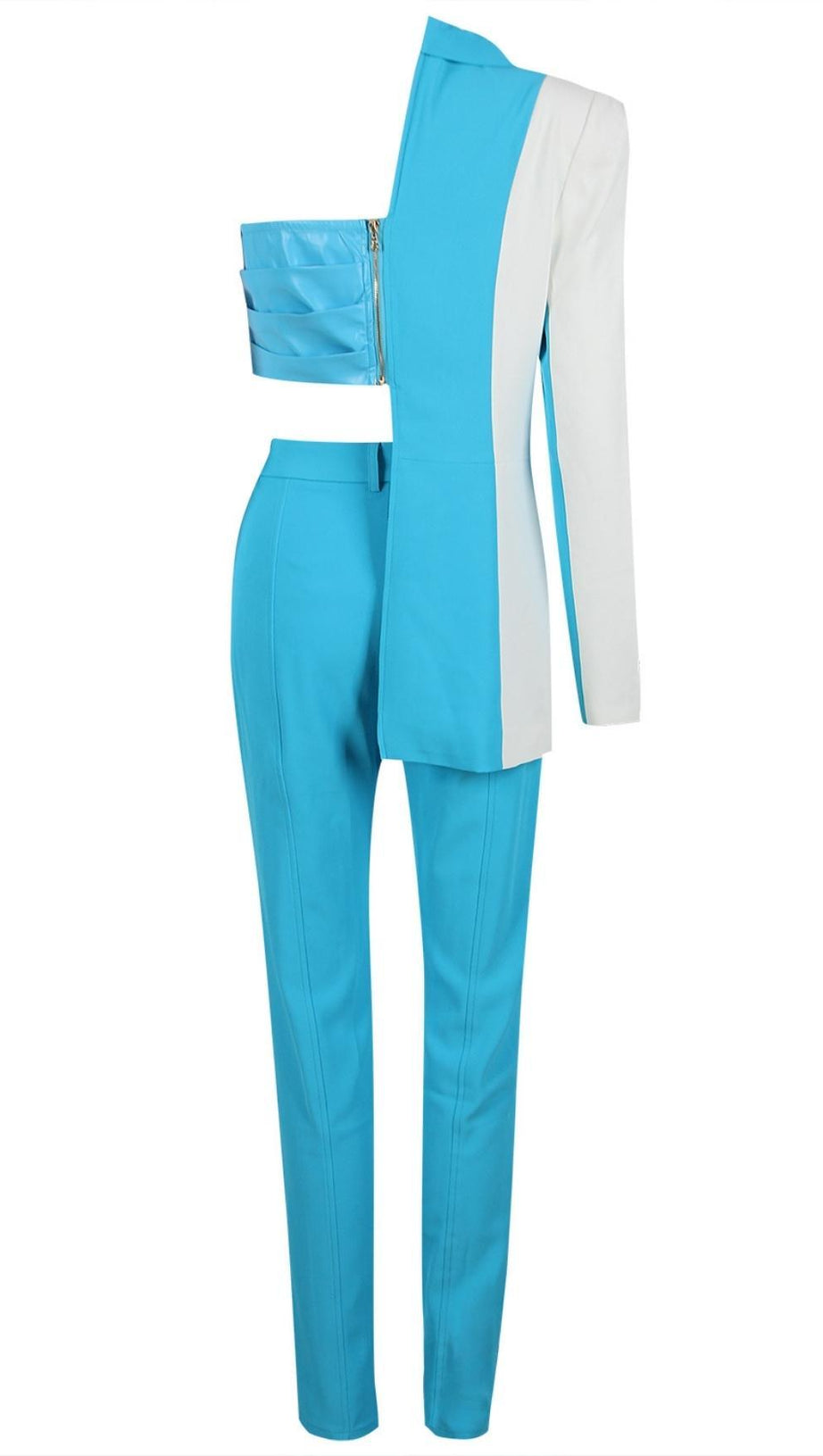 ONE SHOULDER TWO PIECE SET