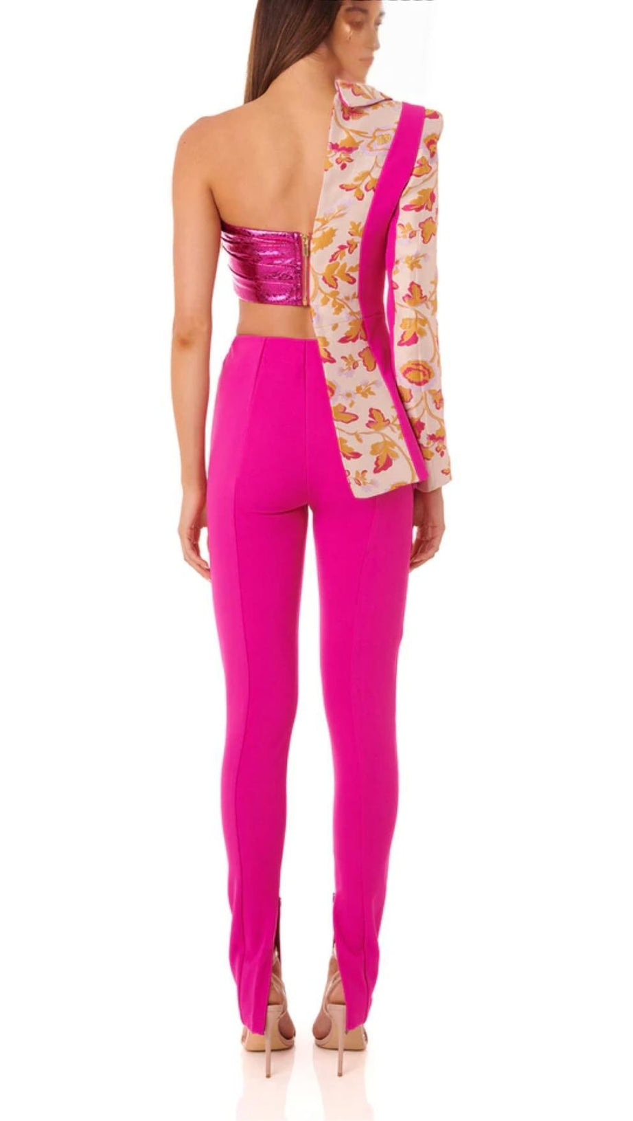 ONE SHOULDER TWO PIECE SET