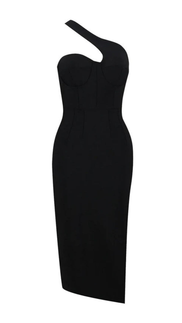 AIIZIE ONE SHOULDER MIDI DRESS - product image