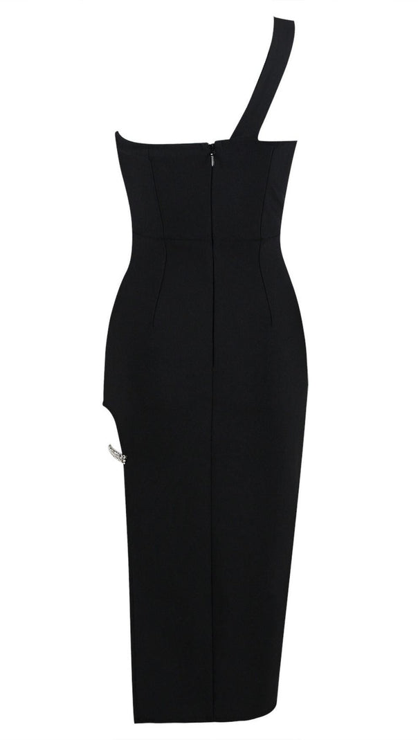 AIIZIE ONE SHOULDER MIDI DRESS - product image