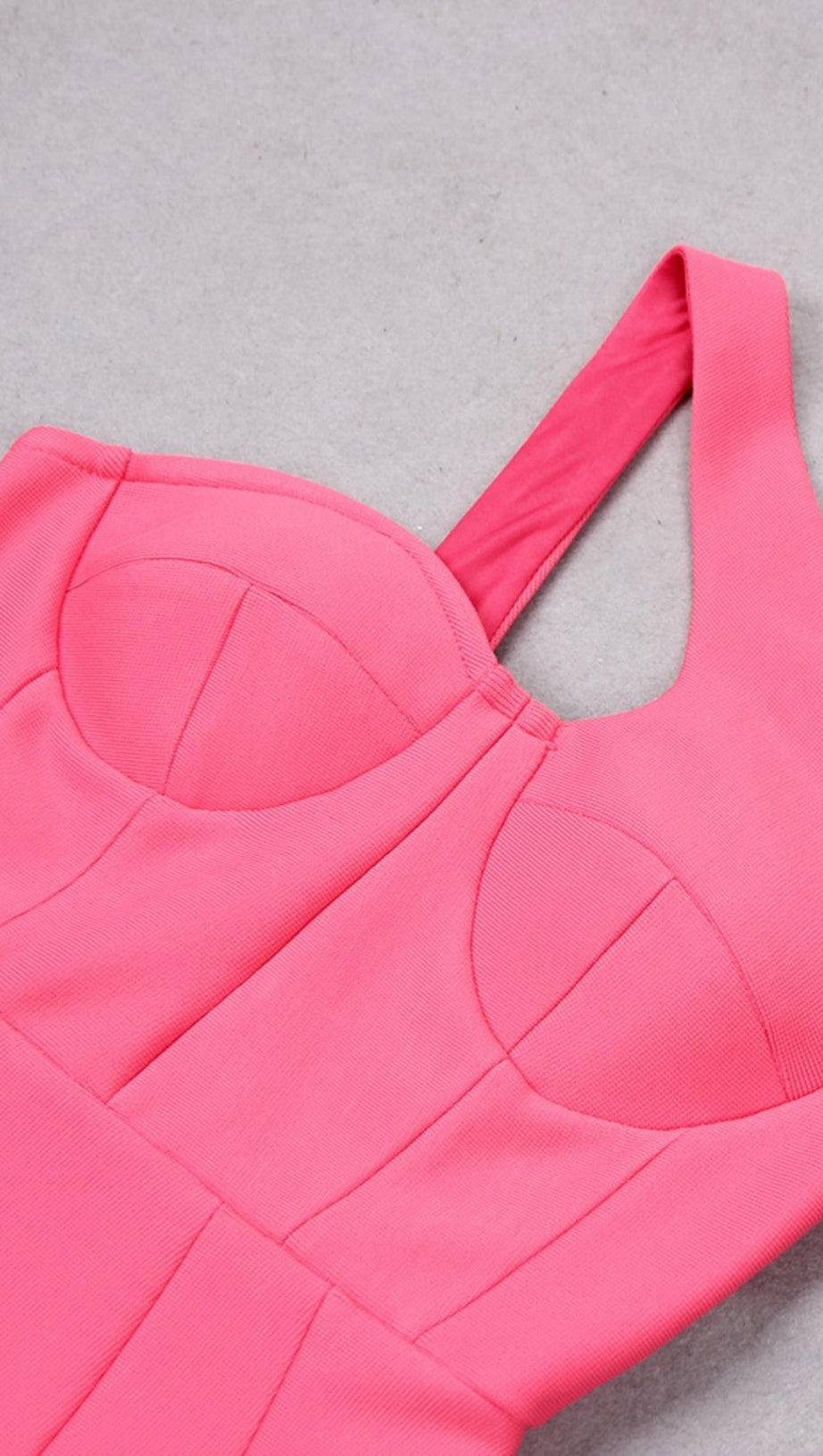 ONE SHOULDER MIDI DRESS