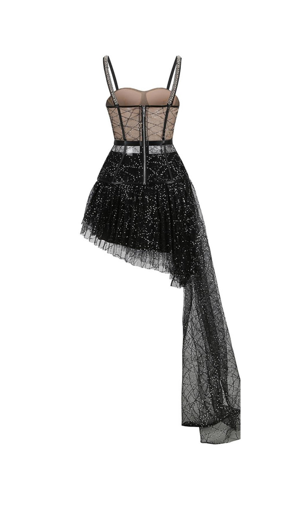 SLEEVELESS MINI DRESS TWO PIECE SET