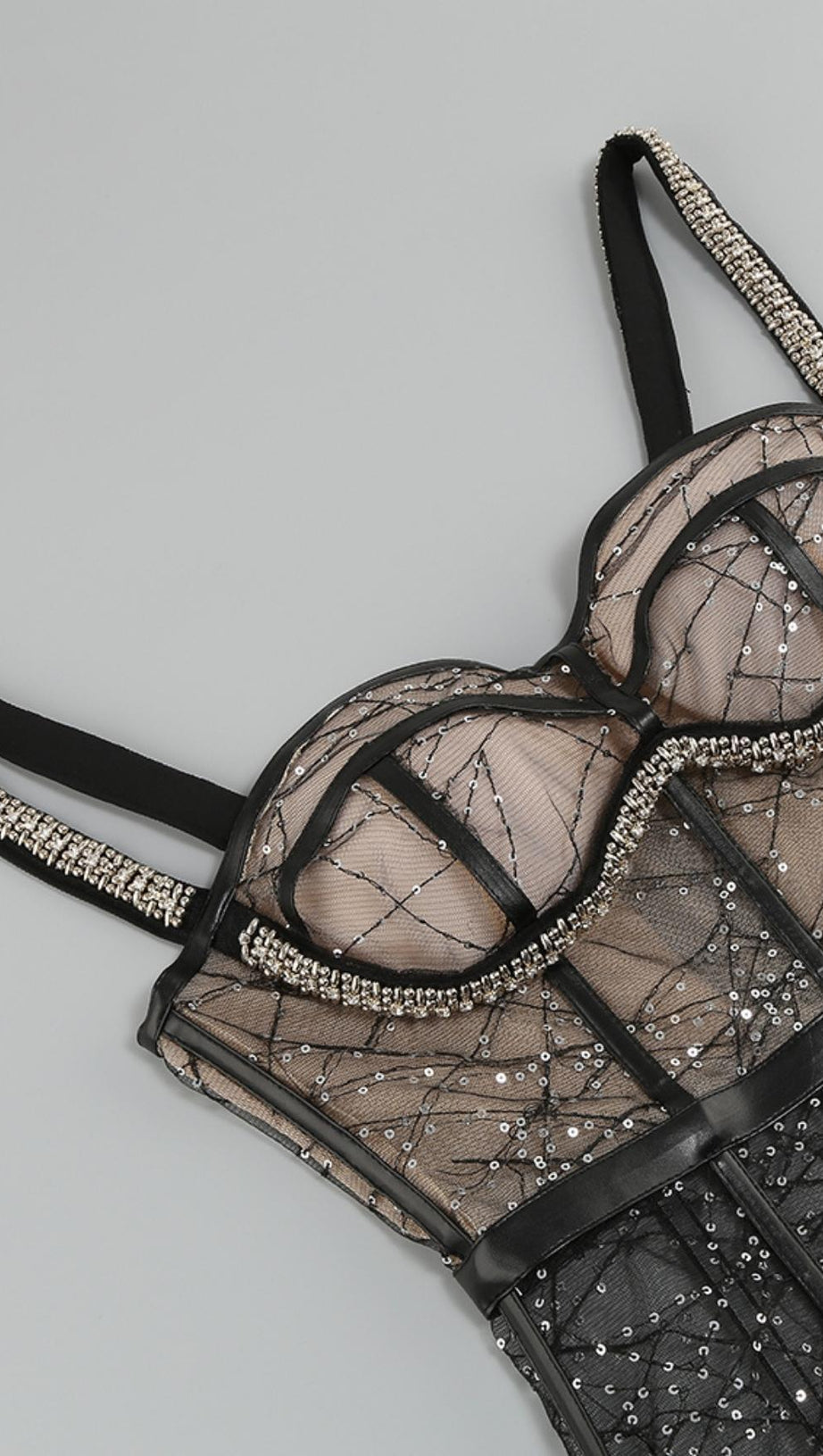 SLEEVELESS MINI DRESS TWO PIECE SET