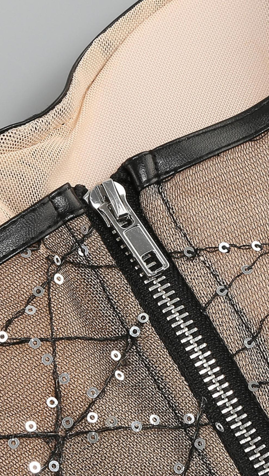 SLEEVELESS MINI DRESS TWO PIECE SET