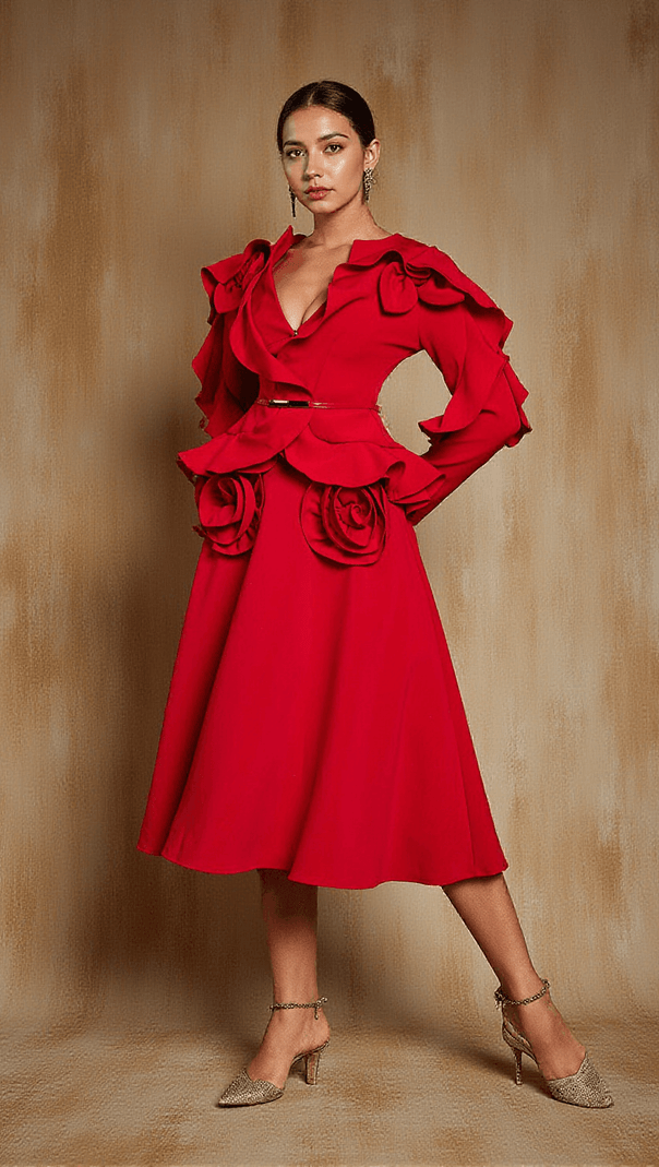 AIIZIE AOIBHE FLOWER SKIRT - product image