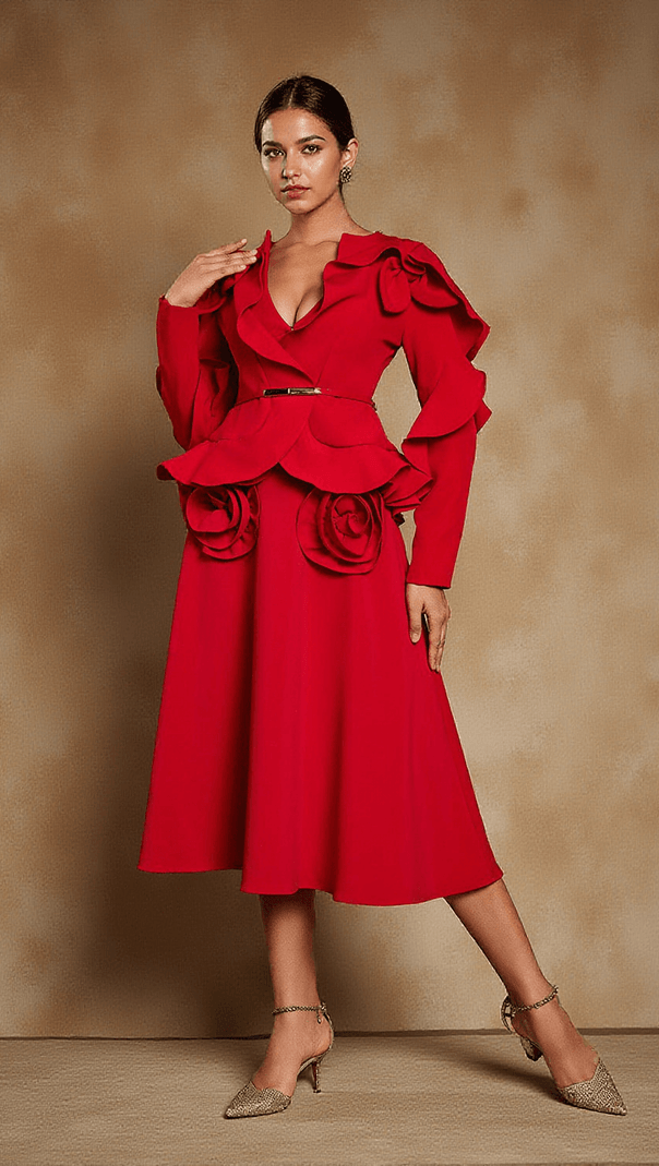 AIIZIE AOIBHE FLOWER SKIRT - product image