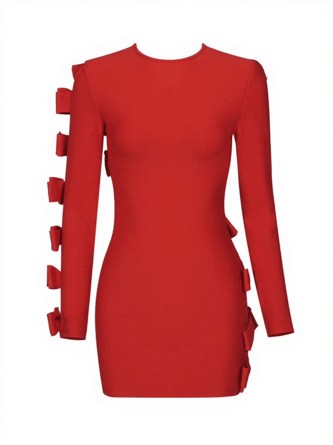 ABITO SUNNI A MANICHE LUNGHE CON FIOCCO E FASCE