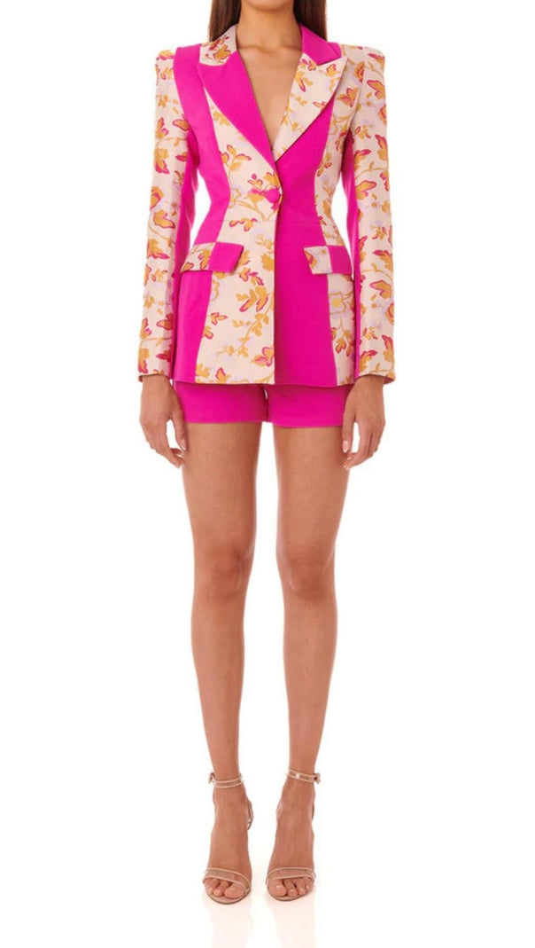 AIIZIE JACQUARD SUIT IN PINK - product image