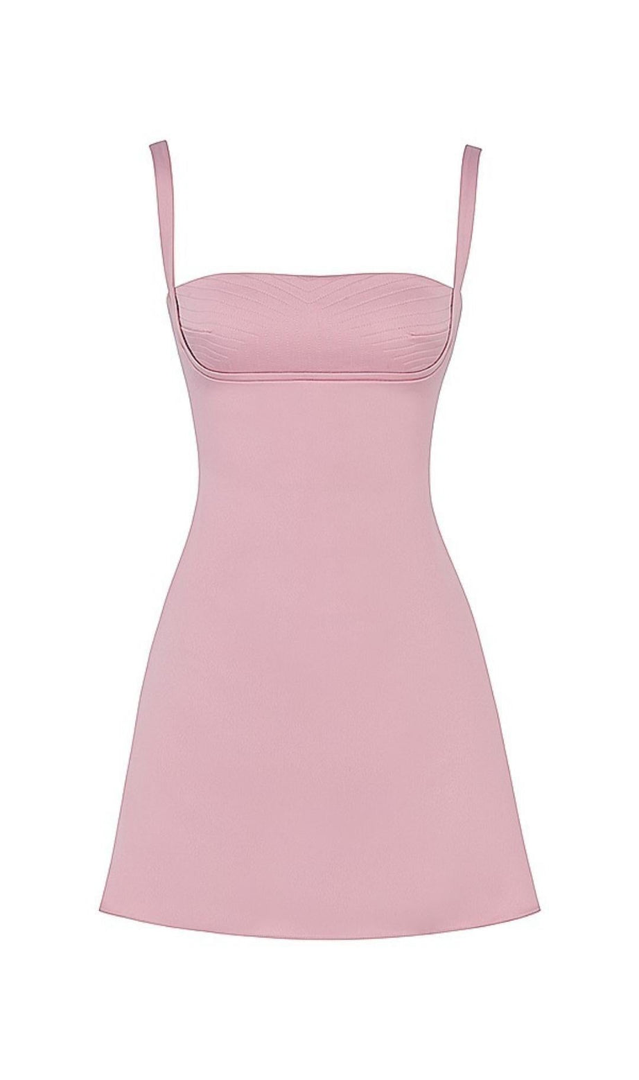 MINI ABITO IN RASO ROSA