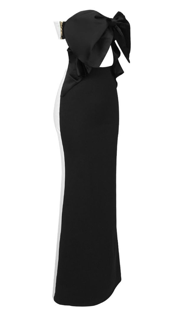 AIIZIE STRAPLESS CUT OUT MAXI DRESS - product image