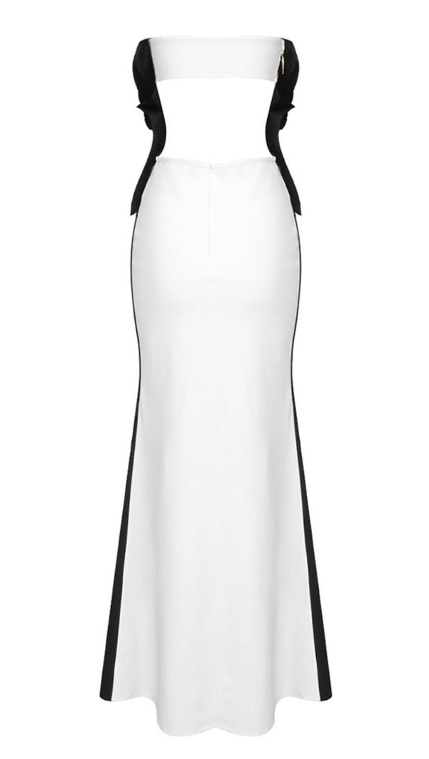 AIIZIE STRAPLESS CUT OUT MAXI DRESS - product image