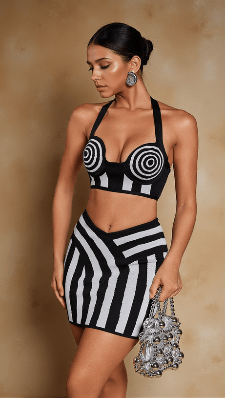 SET GONNA A FASCE A RIGHE ZAIRE