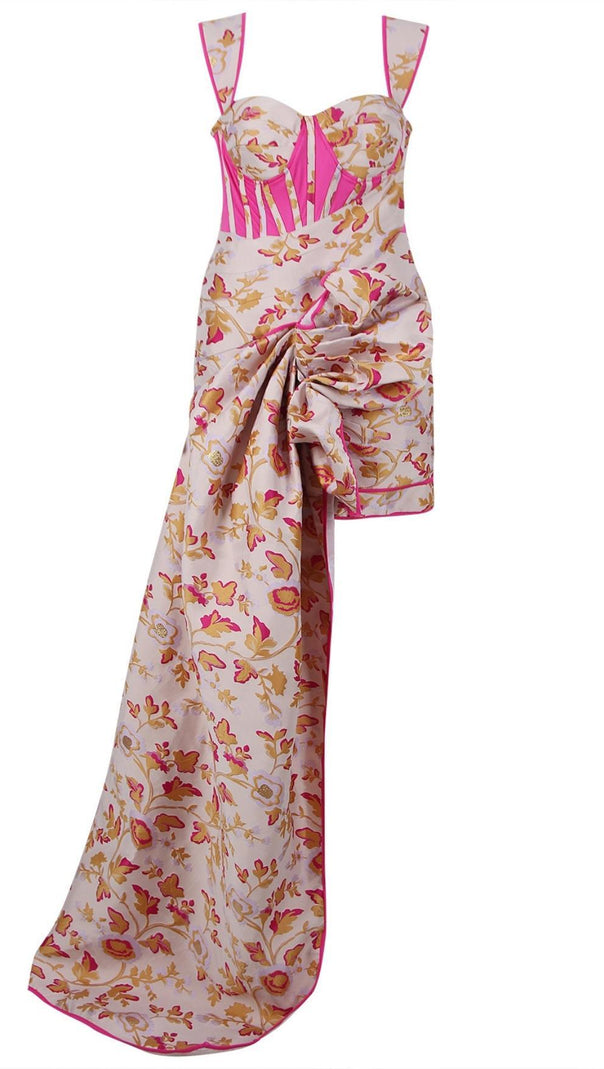 AIIZIE FLORAL JACQUARD MINI DRESS - product image